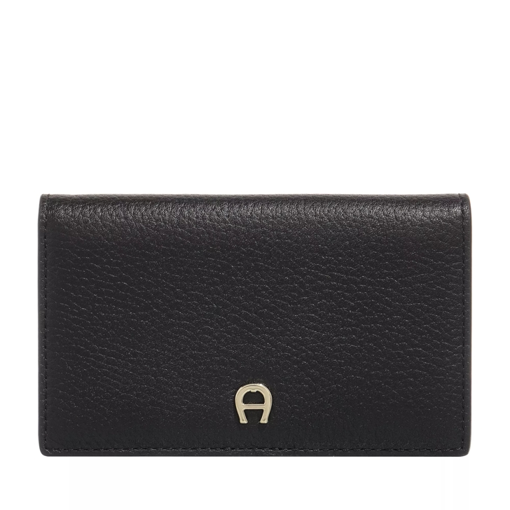 AIGNER Delia Black Bi Fold Wallet