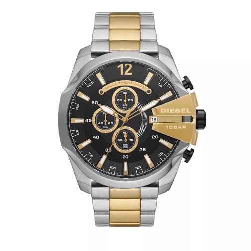 Diesel Mega Chief Chronograph Stainless Steel Watch Two-Tone Chronograph