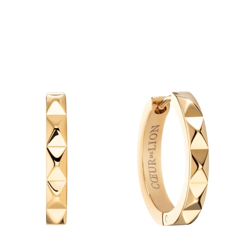 COEUR DE LION Ohrstecker Ohrringe Creole Spikes gold