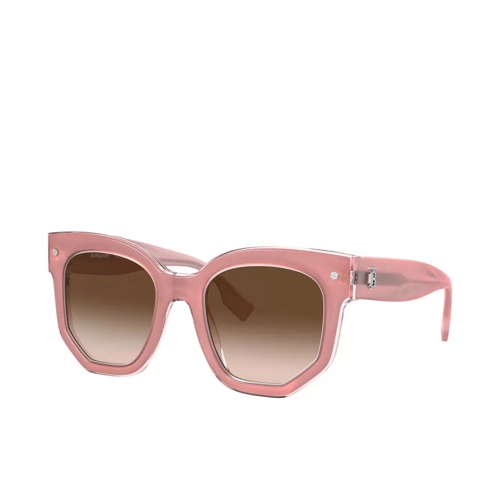 Burberry Women Sunglasses Classic Reloaded 0BE4307 Top Opal Pink On Pink Lunettes de soleil