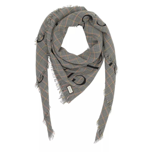 Gucci Checked Scarf Multicolored Lightweight Scarf