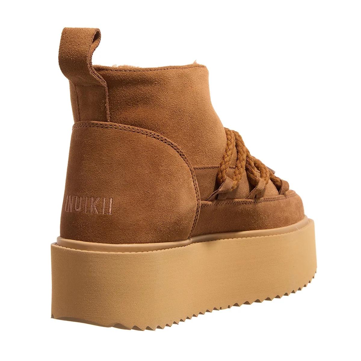 Thumbnail - INUIKII Stiefel & Boots - Classic Low Platform - Gr. 40 (EU) - in Braun - für Damen