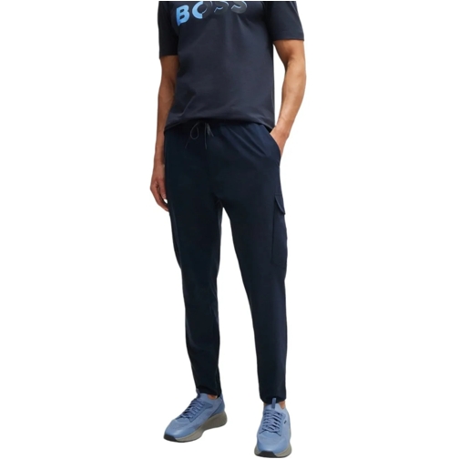 Hugo Freizeithosen Boss Heren Broek Dark Blue 50508339/402 T_Urbanex- blau