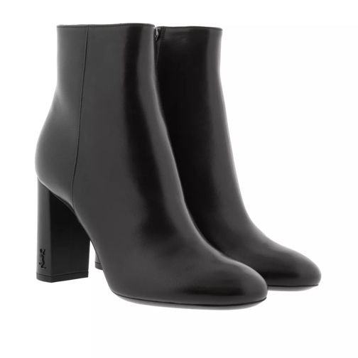 Saint Laurent LouLou Ankle Boots Leather Black Stiefelette