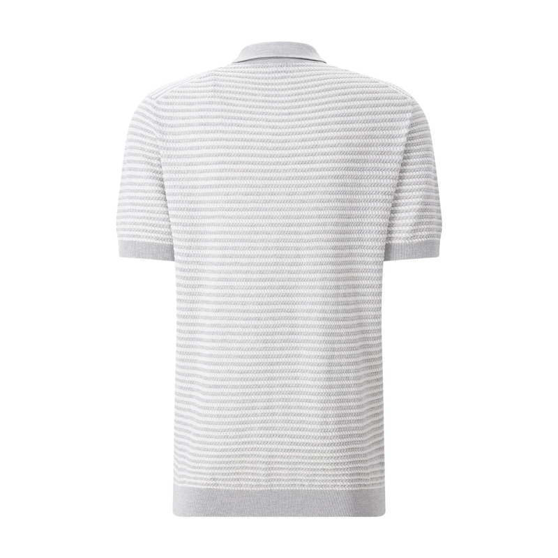 Eleventy Poloshirt Poloshirt aus Baumwolle grau(Image 3)