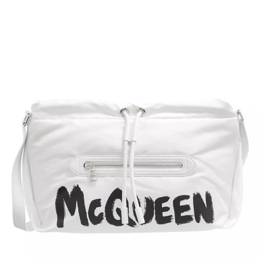 Alexander McQueen Small Ball Bundle Shoulder Bag White/Black Crossbody Bag