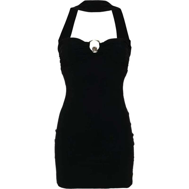 Roberto Cavalli Jupe midi Dresses Black schwarz