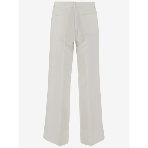 QL2 Quelledue  Linen And Cotton Pants White (Image 2)