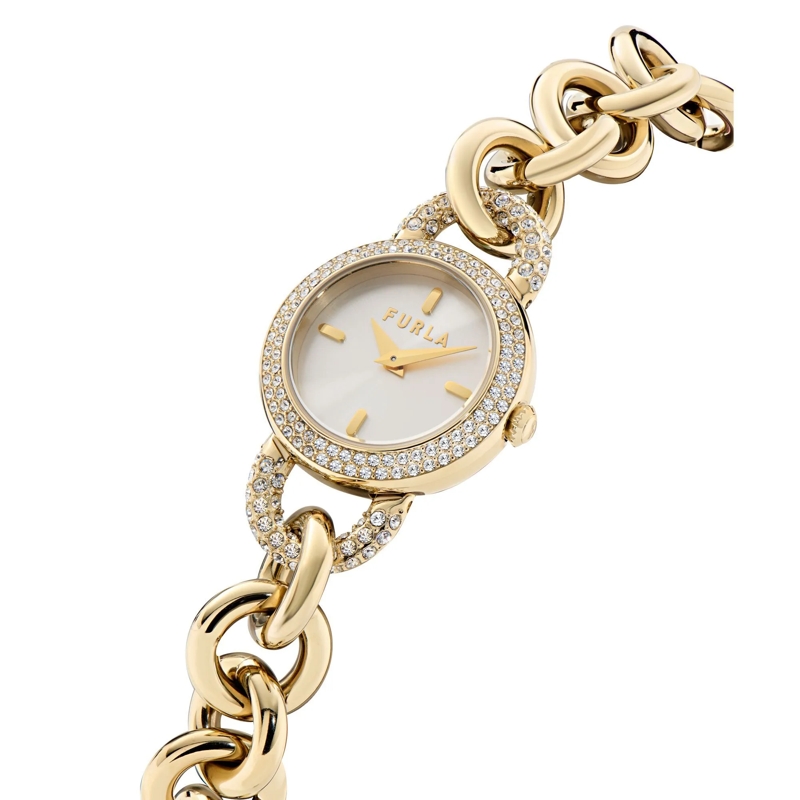 Furla Quarzuhr Quarz-Analoguhr Furla Meridiana gold(Image 5)