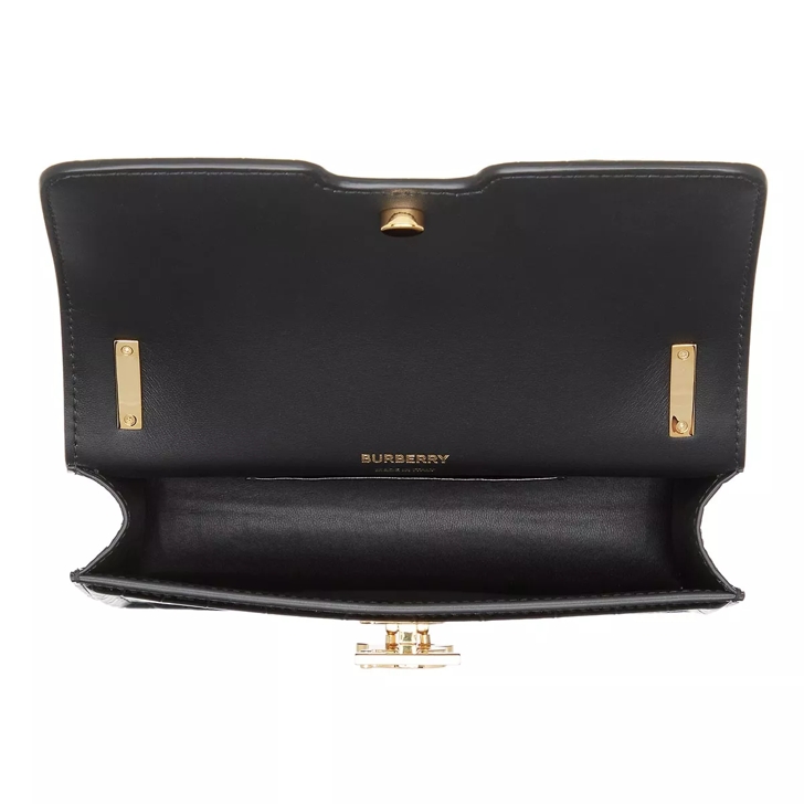 Burberry black store leather bag