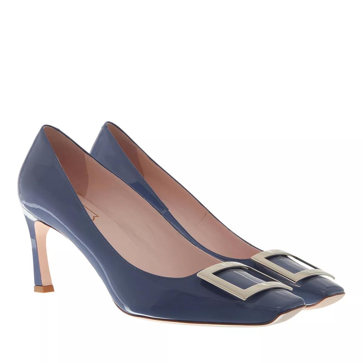 Roger Vivier Pumps & High Heels - Trompette Metal Buckle Pumps In Leather - Gr. 40 (EU) - in Violett - für Damen