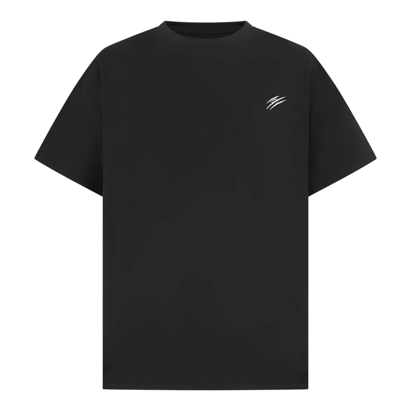 Plein Sport T-Shirt Round Neck T-Shirt Chrome Scratch schwarz