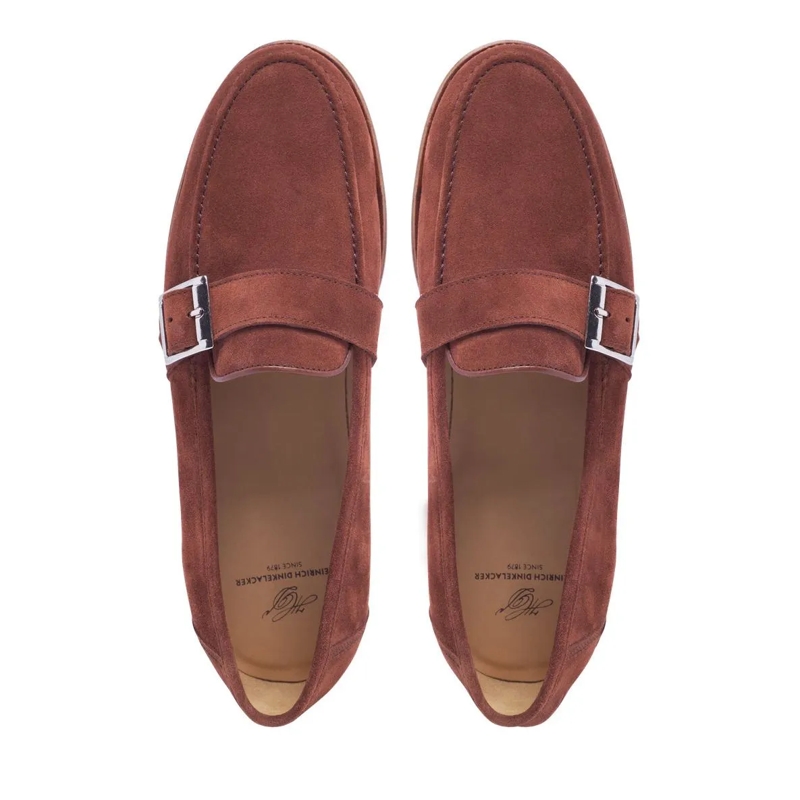 Heinrich Dinkelacker Loafer Loafer Wien Single Monk V mittel-braun(Image 4)