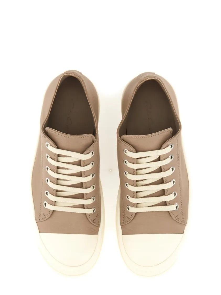 Thumbnail - Rick Owens Low-Top Sneaker - Leather Sneaker - Gr. 36 (EU) - in Beige - für Damen