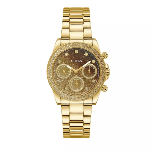 Guess Sol Ladies Gold Quartz Horloge