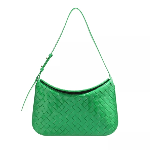 Bottega Veneta Shoulder Bag Parakeet Green/Gold Hobo Bag