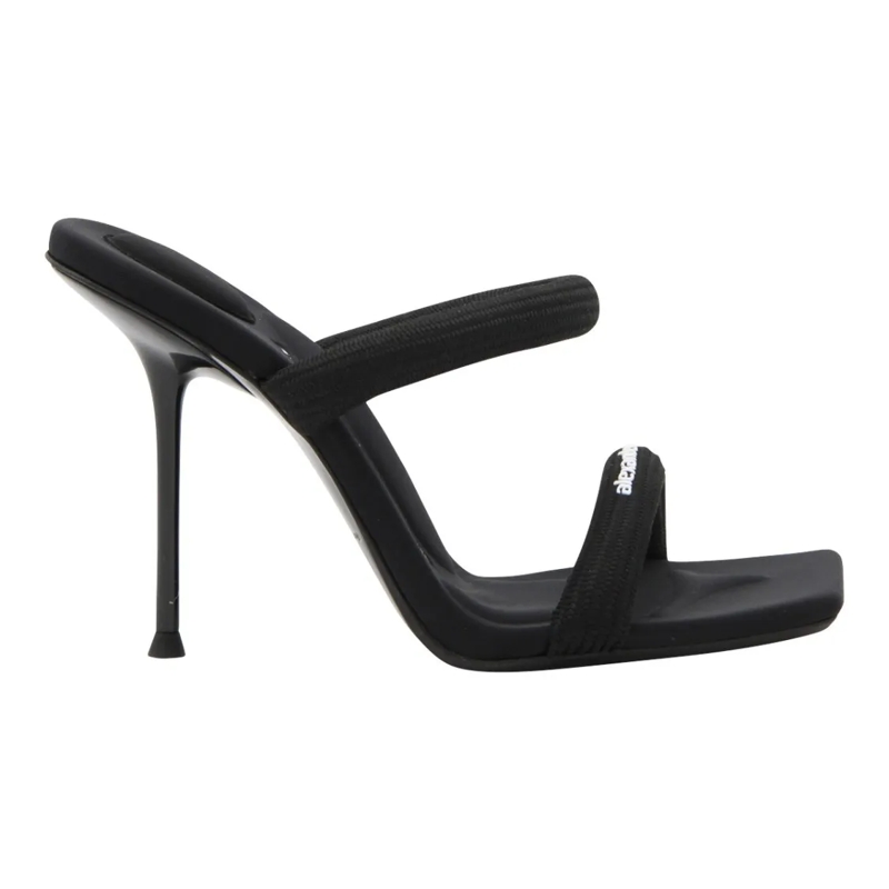 Alexander Wang Sandalen Stiletto Heeled Sandals With Padded Straps Black