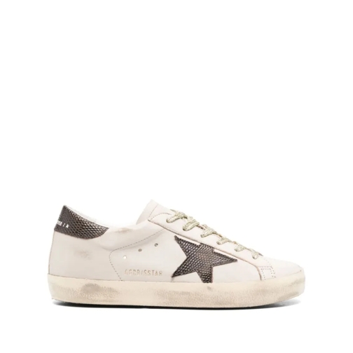 Golden Goose Super Star Gray Sneakers White Low-Top Sneaker