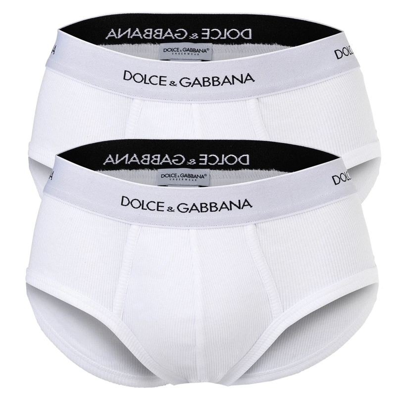 Dolce&Gabbana  Slip Brando 2er Pack weiss