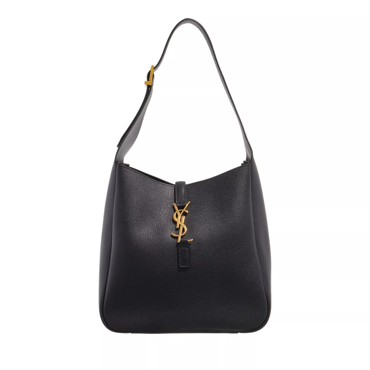 Saint Laurent Ysl Small Le 5A7 Black Hobo Bag