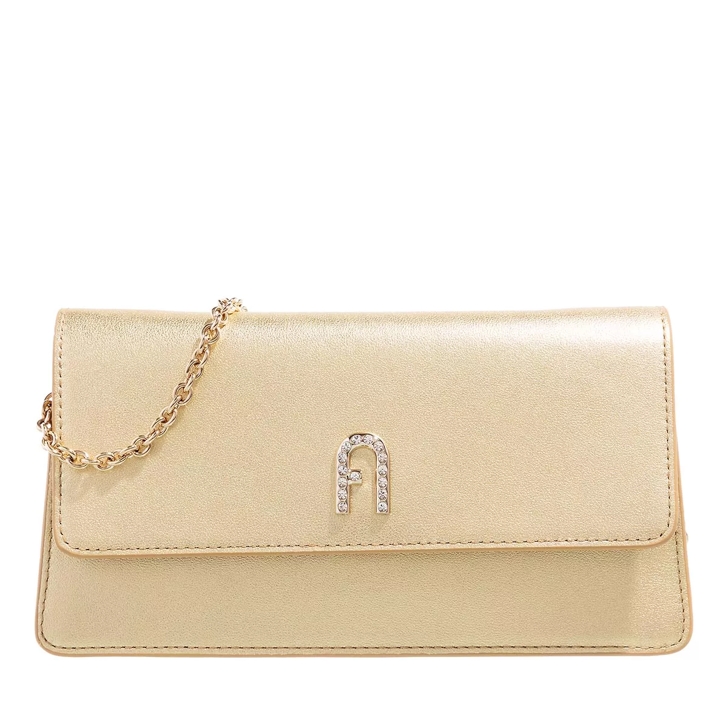 Furla Furla Diamante Mini Crossbody Color Gold | Crossbody Bag