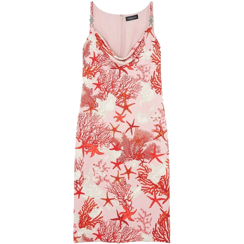 Versace Midikleid Dresses Dusty Pinkcoralbone rose