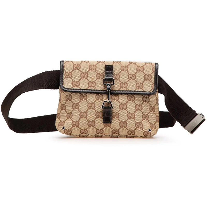 Gucci Sac de ceinture GG Canvas Jackie Belt Bag braun