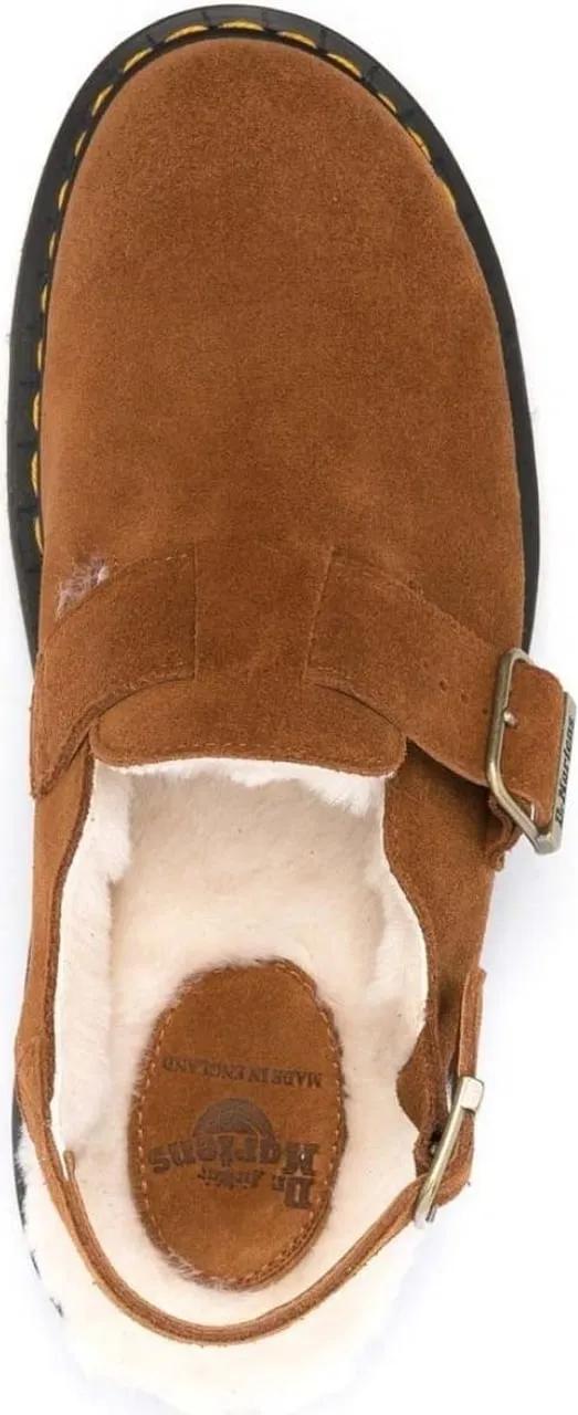 Thumbnail - Dr. Martens Low-Top Sneaker - Jorge Shearling Mules - Gr. 43 (EU) - in Braun - für Damen