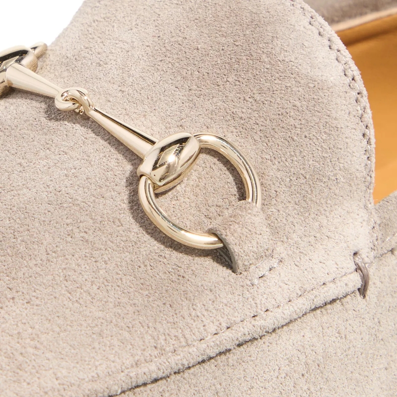 Gucci Loafer Horsebit Suede Loafers Dark Beige(Image 3)
