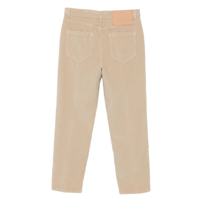 Dondup Jeans Classic Straight Leg Beige Jeans Neutrals
