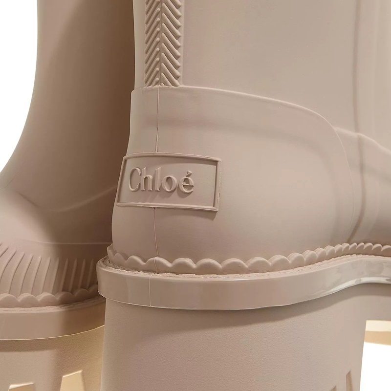 Chloé Regenstiefel Raina Rain Boot Beige Rose(Image 3)
