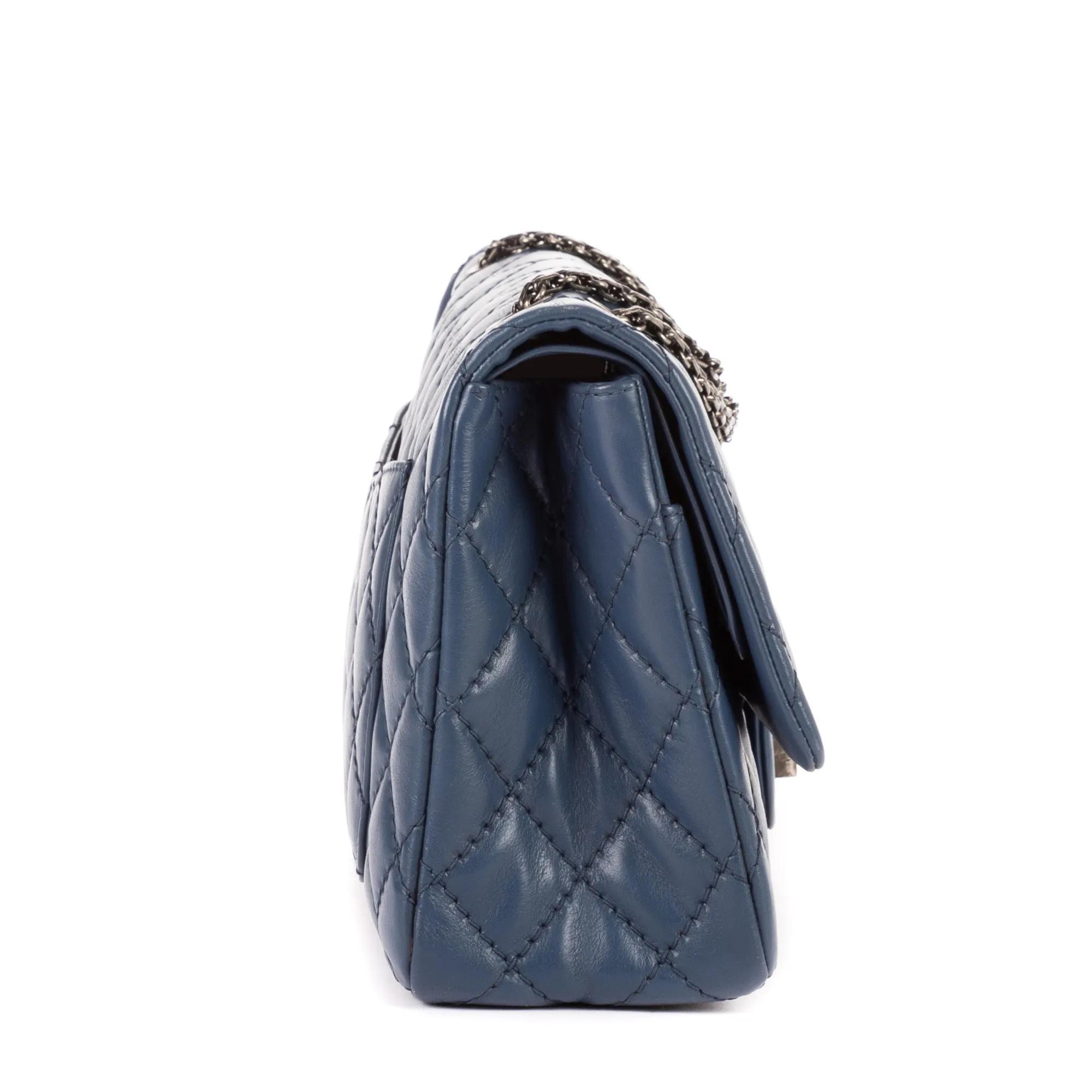 Thumbnail - Chanel Crossbody Bags - 2.55 Double Flap Jumbo - Gr. unisize - in Blau - für Damen