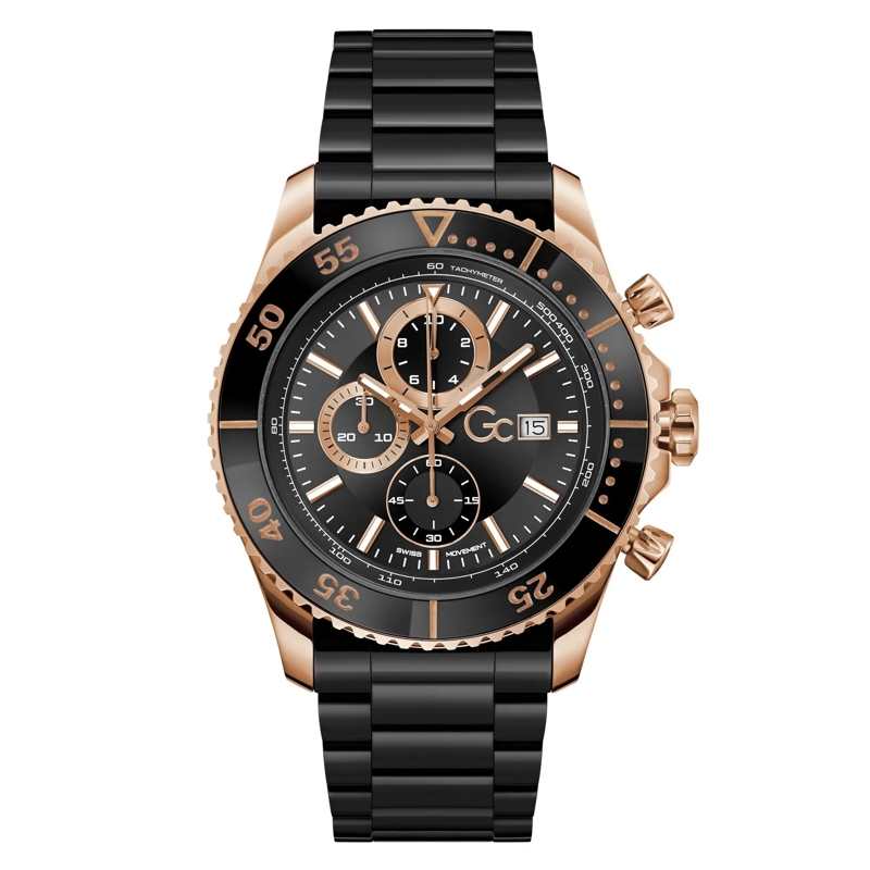 GC Chronograph Chronographenuhr Gc Speedracer schwarz