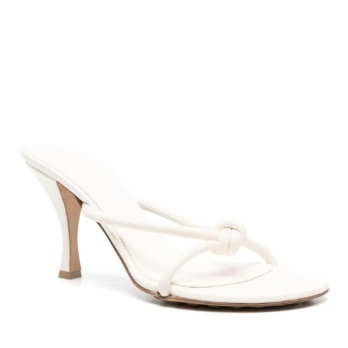 Bottega Veneta Sandale White Leather Sandals White