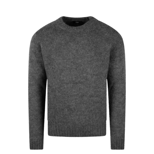 Herno Alpaca Sweater Grey Maglione