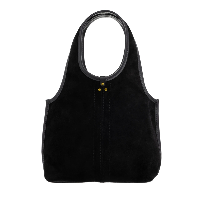 Jerome Dreyfuss Hobo Bag Paco S Split Suede Noir