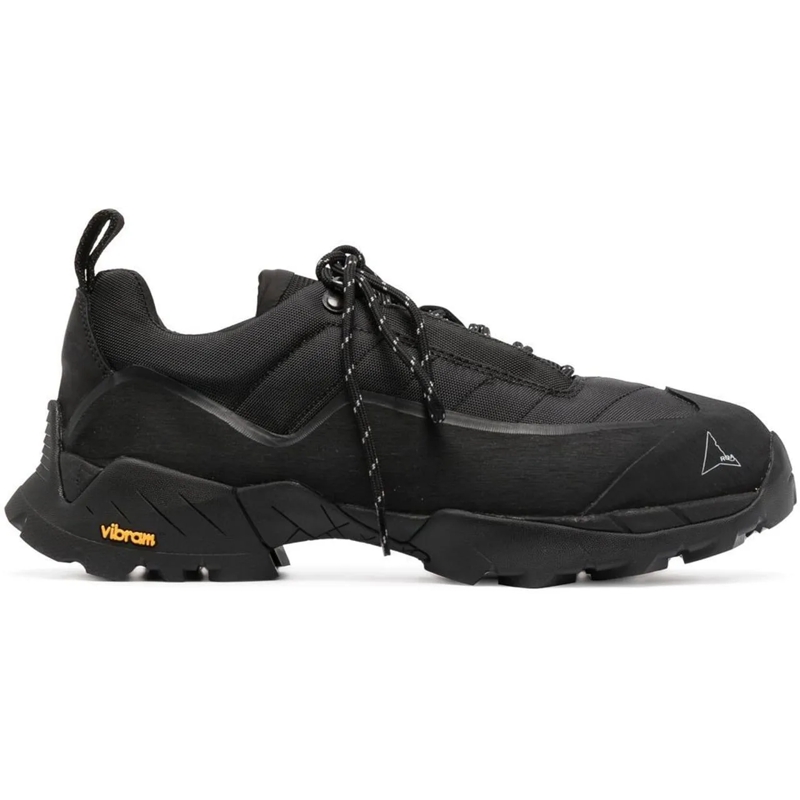 Roa Slides Flat Shoes Black schwarz