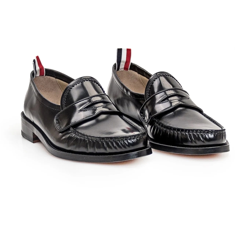 Thom Browne Mocassin Mocassino in Pelle schwarz(Image 2)