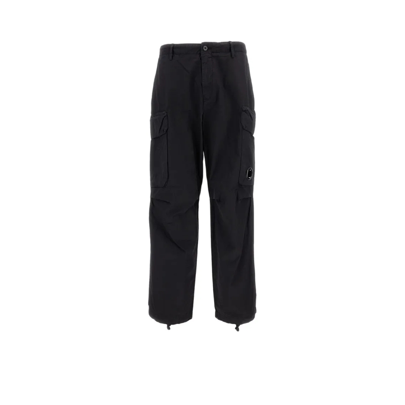 CP Company Pantalon Micro-Reps Cargo Trousers Black