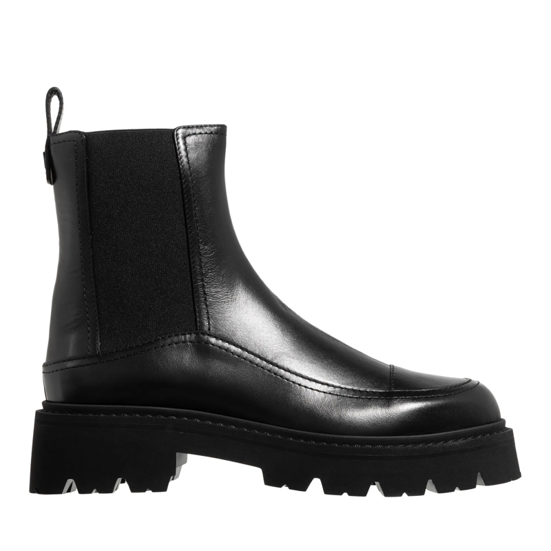 Emporio Armani Stiefeletten Stivaletto Vitello+Elastico Nero+Nero