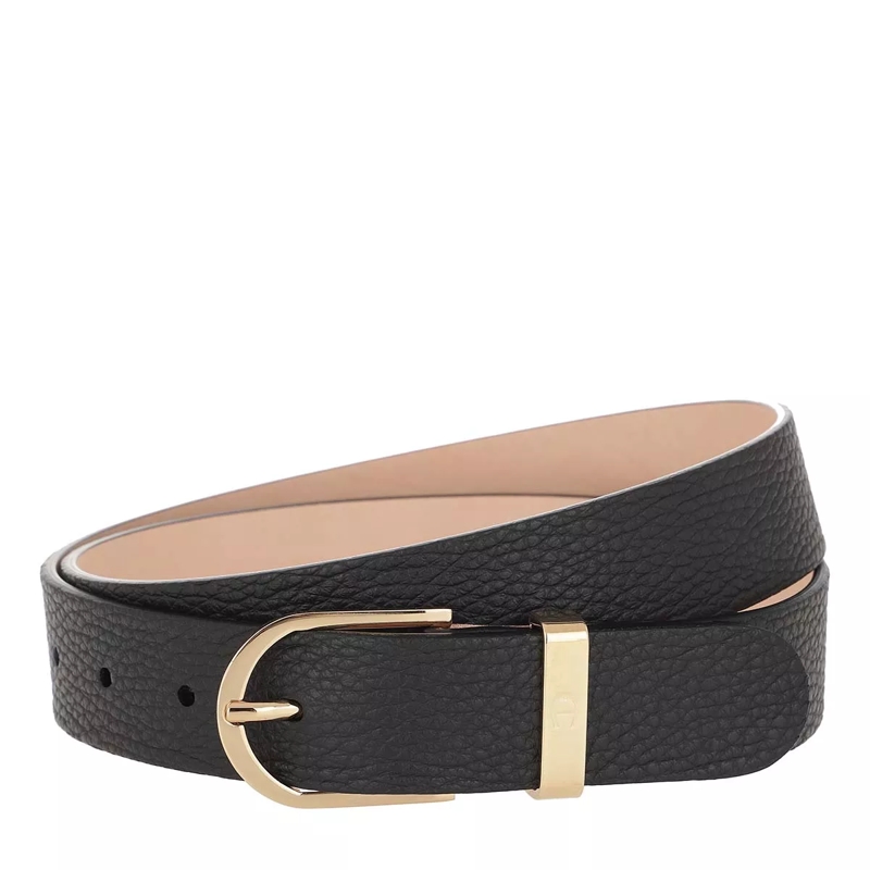 AIGNER Ledergürtel Casu Black