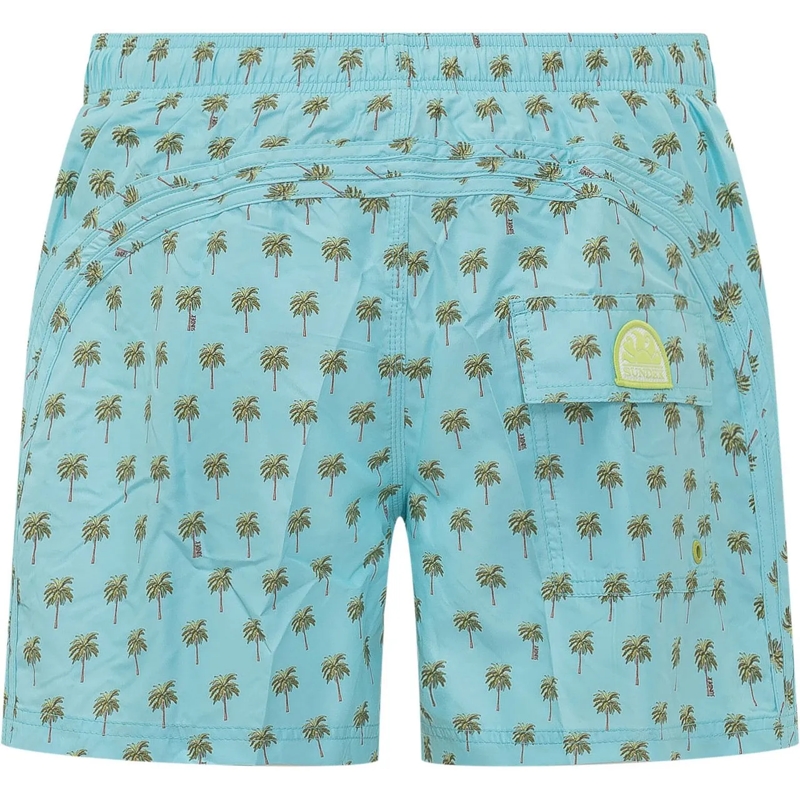 SUNDEK  Boardshort con Stampa Palme blau(Image 2)