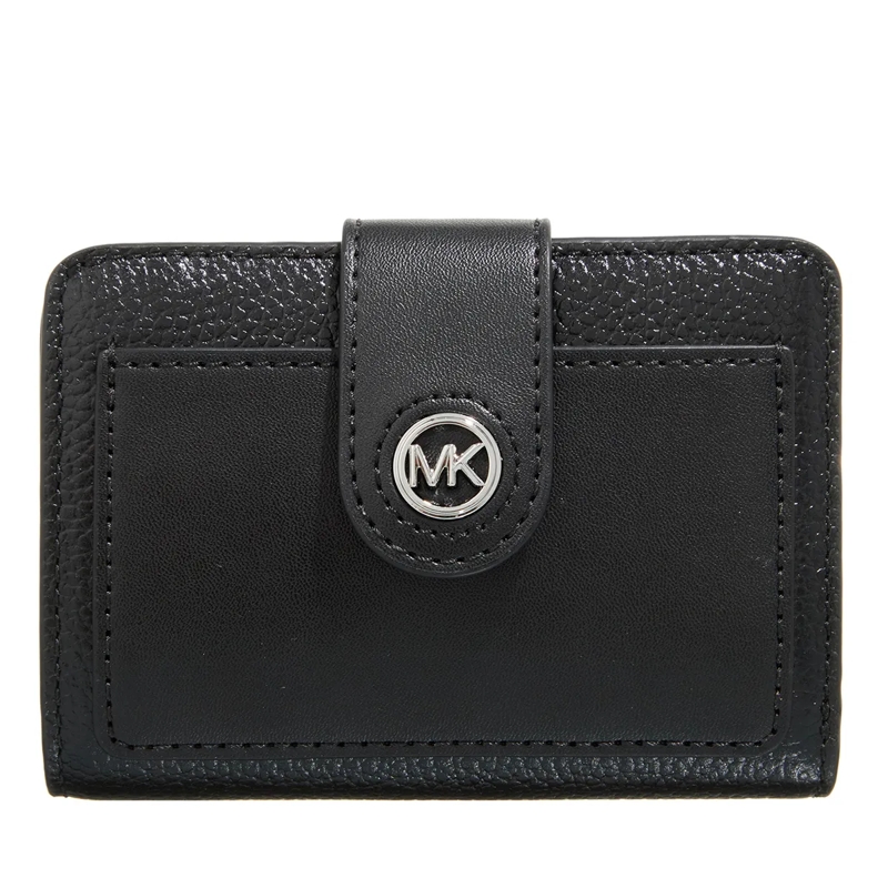 MICHAEL Michael Kors Bi-Fold-Portemonnaie Sm Tab Compact Pckt Wllt Black