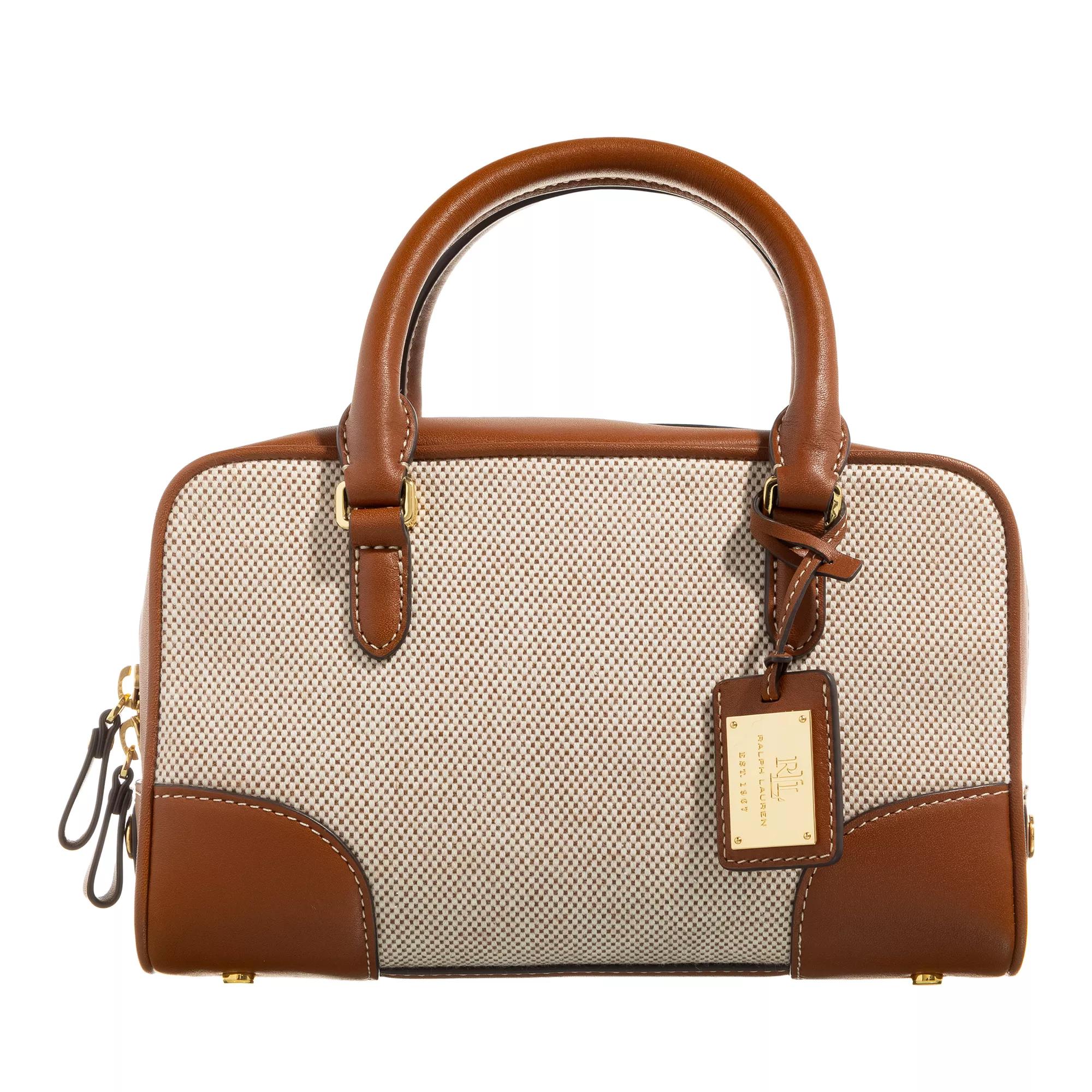 Lauren Ralph Lauren Bowling Bag - Emerie Satchel Small - Gr. unisize - in Beige - für Damen