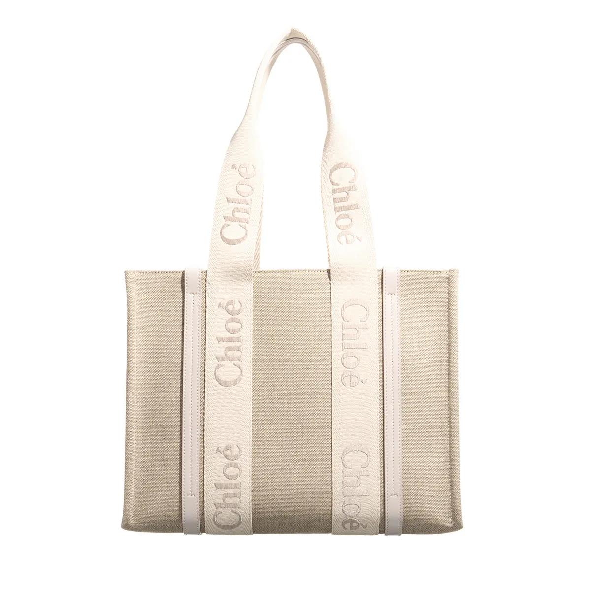 Chloé Tote - Woody - Gr. unisize - in Beige - für Damen