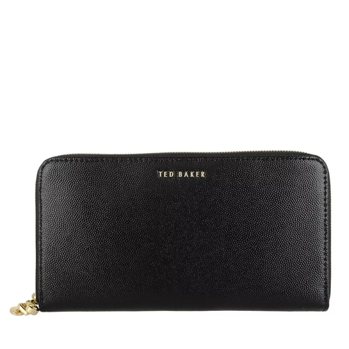 Ted Baker OOLLIVE Multi Charm Zip Around Matinee Wallet BLACK Portemonnaie mit Zip-Around-Reißverschluss