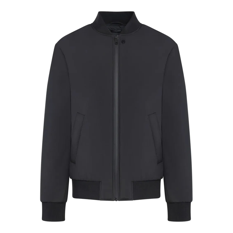 Low Brand Bomberjacke Lightweight Padded Bomber Jacket In Matte Nylon Black