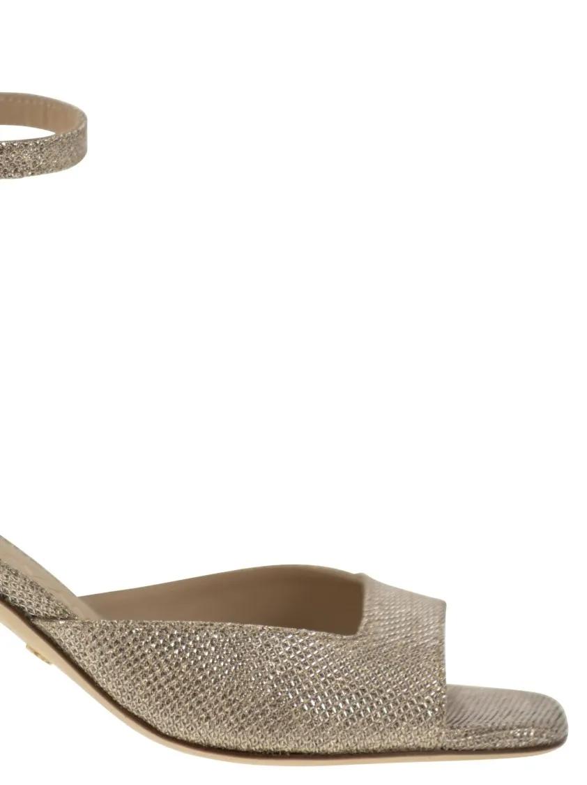 Thumbnail - Stuart Weitzman Sandalen - Nudistia 75 - High Sandal - Gr. 39 (EU) - in Gold - für Damen