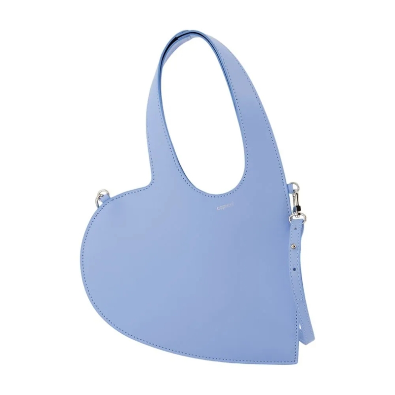 Coperni Schoudertas Baby Heart Crossbody - Leather - Blue Blue