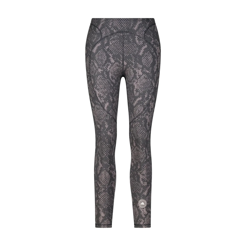 Adidas By Stella Mccartney  Stoffhose mit Animalprint Grau